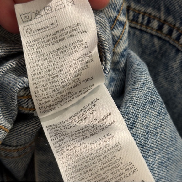 Moschino X H&M Women Blue Denim Skirt Eur Size 34 Size 2 - Picture 11 of 15